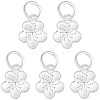 5Pcs 925 Sterling Silver Charms STER-BBC0009-44B-1