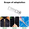 Stainless Steel Zipper Accessories FIND-WH0173-498P-3