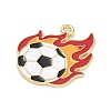 Alloy Enamel Pendants AL-CBAD1A5-01D-G-2