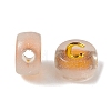 Luminous Transparent Acrylic Beads OACR-P037-01B-C-3