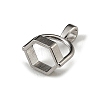 304 Stainless Steel Pendant Bails KK-F364-01P-2