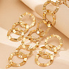 Alloy Ring Link Chain Necklaces & Stud Dangle Earrings Setss FS-WGED5D3-01-5