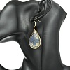 Transparent Epoxy Resin Dangle Earrings EJEW-JE07205-02-2
