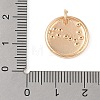 Brass with Clear Cubic Zirconia Pendants KK-N256-24L-G-3