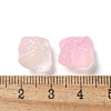 Baking Painted Transparent Glass Beads GLAA-C035-01J-3