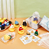24 Sets Plastic Duck Display Decotation DJEW-PH0002-19-4