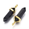 Synthetic Blue Goldstone Double Terminated Pointed Pendants G-G902-C12-2