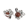 Synthetic Goldstone Pendants G-I374-A-P08-2