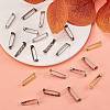 100Pcs 4 Colors Iron Brooch Findings IFIN-CJ0001-55-6