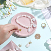 Round Velvet Jewelry Organizer Display Trays ODIS-WH0030-326A-3