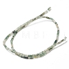 Natural Moss Agate Beads Strands G-B004-A28-2