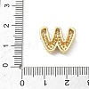 Brass Micro Pave Cubic Zirconia Pendants KK-A300-02G-W-3