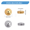 8Pcs 2 Colors 304 Stainless Steel Ear Nuts STAS-CA0002-05-2