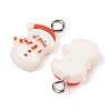 Christmas Theme Opaque Resin Pendants RESI-S08-02K-2