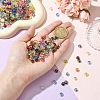 10G Electroplate Transparent Colours Rainbow Glass Seed Beads SEED-YW0003-04A-5