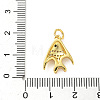 Brass Micro Pave Cubic Zirconia Pendants KK-I381-07G-02-3