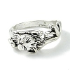 Fox Alloy Open Cuff Rings RJEW-K275-40AS-2