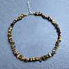 Natural Tiger Eye Chip Beaded Necklaces for Women IW6789-23-1