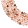 Natural Copper Rutilated Quartz Beads Strands G-P629-A01-01-4