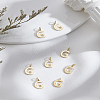 8Pcs Brass Charms KK-LP0001-85G-1