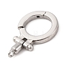 304 Stainless Steel Twister Clasps STAS-S187-01P-2