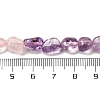 Natural Rose Quartz & Amethyst Beads Strands G-L610-B13-01-5