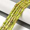 Dyed Synthetic Imperial Jasper Beads Strands G-H087-F02-01C-1-2
