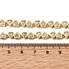 Brass Micro Pave Cubic Zirconia Geometric Tennis Necklaces NJEW-C121-02A-G-5
