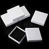 5Pcs Rhombus Textured Cardboard Jewelry Packing Boxes with Sponge Inside CBOX-TA0001-18A-3