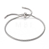 Tarnish Resistant Adjustable 304 Stainless Steel Slider Bracelet/Bolo Bracelets Making BJEW-F412-04P-7