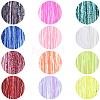12Pcs 12 Colors Laser PET Hair Wig OHAR-SP0001-05B-3