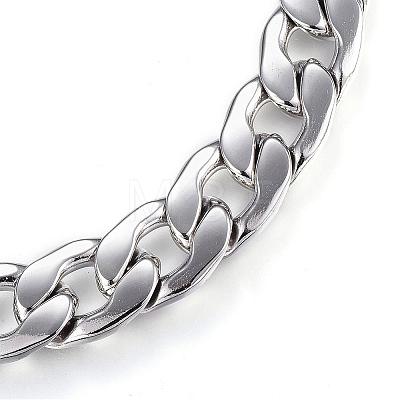 304 Stainless Steel Bracelets STAS-D162-10-1