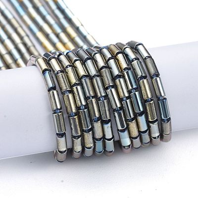 Electroplate Glass Beads Strands EGLA-K014-B-FP05-1