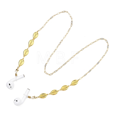 Ocean Series Shell & Starfish & Turtles 304 Stainless Steel Eyeglass Chains AJEW-EH00409-1