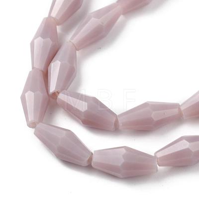 Opaque Glass Beads Strands GLAA-P001-03B-07-1