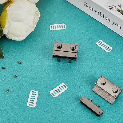 Zinc Alloy Twist Bag Lock Purse Catch Clasps PURS-WH20003-001B-1