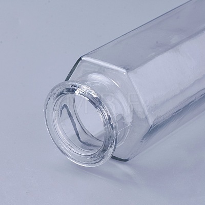 Transparent Glass Drink Bottles AJEW-WH0096-24-1