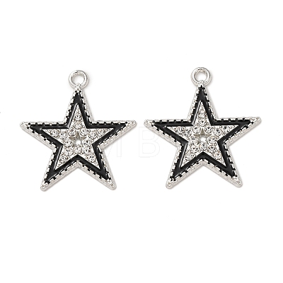 Alloy Enamel Pendants FIND-K030-17D-P-1