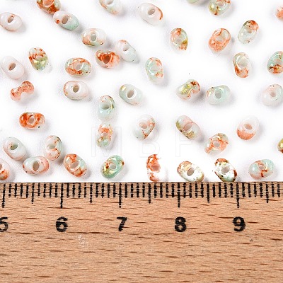 Baking Paint Glass Seed Beads SEED-C003-01Q-1