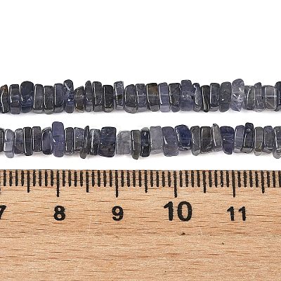 Natural Iolite Beads Strands GG-CBA1D78-A03-1