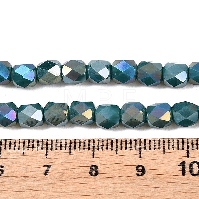 Electroplate Glass Beads Strands EGLA-N002-13-A04-1