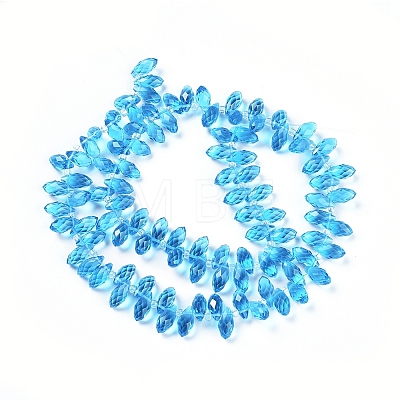Crystal Glass Beads Strands GLAA-D033-22-1