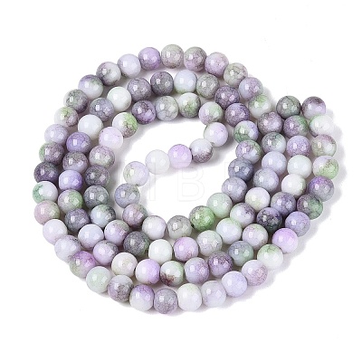 Opaque Ombre Effect Dyed Glass Beads Strands GLAA-Q106-04A-13-1