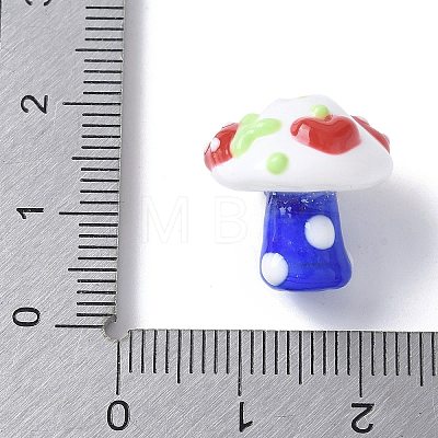 Handmade Lampwork Bumpy Beads LAMP-Q007-01E-1