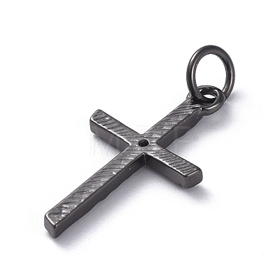 Brass Micro Pave Cubic Zirconia Pendants ZIRC-G160-50-1