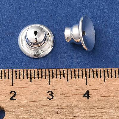 Rack Plating Brass Ear Nuts KK-G480-06S-1
