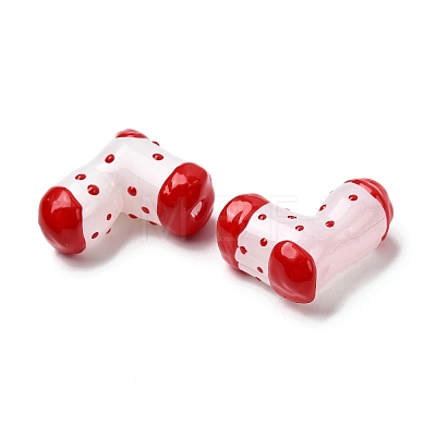 Handmade Glass Enamel Beads GLAA-K070-04C-1
