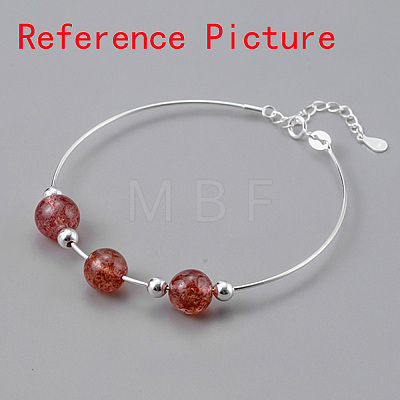 925 Sterling Silver Bangles LS-BJEW-G681-01B-S-1