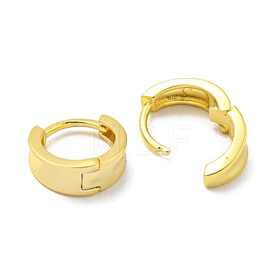 Brass Hoop Earrings EJEW-L211-002G-1