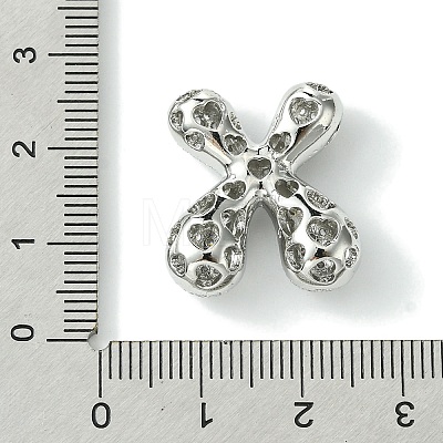 Rack Plating Brass Cubic Zirconia Pendants KK-S378-02P-X-1